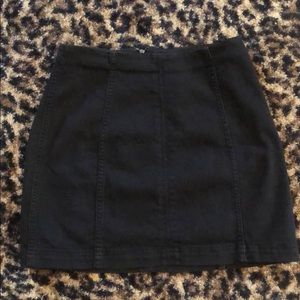 Free people denim skirt